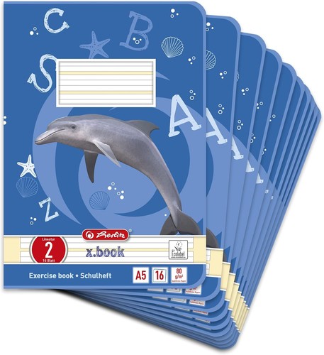 Herlitz schulheft book a5 - herlitz, x.book