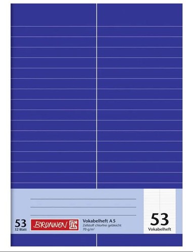 Vokabelheft 32bl lin 1 - vokabelheft,
