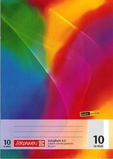 Schulheft A5 Lineatur 10 -