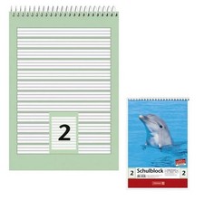Brunnen Schulblock DIN A5, 40