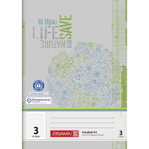 Brunnen schulheft lineatur - a5,