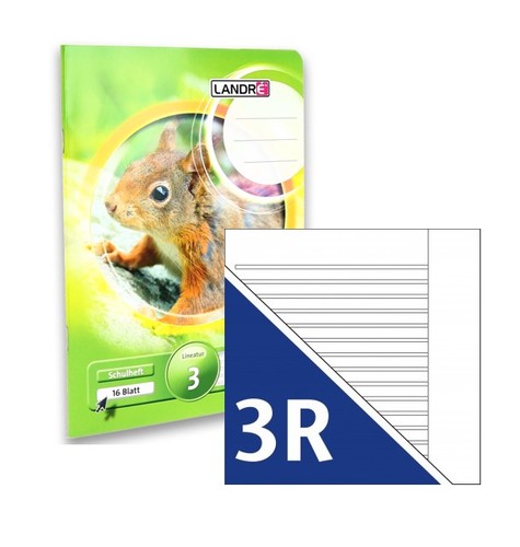 Landré schulheft din - schulheft, a5