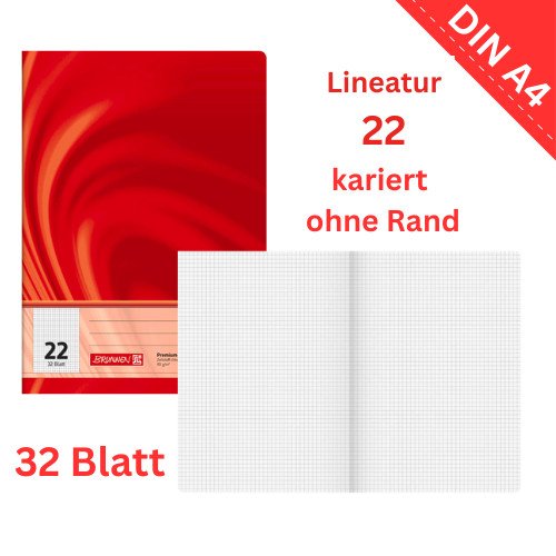 Brunnen schulheft din a4 - schulheft,