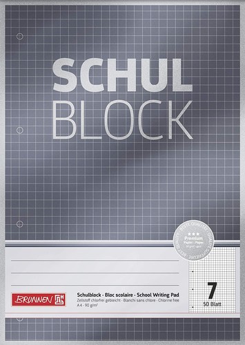 Brunnen schulblock lineatur - schulblock,