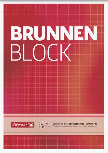 Brunnen briefblock - brunnen,